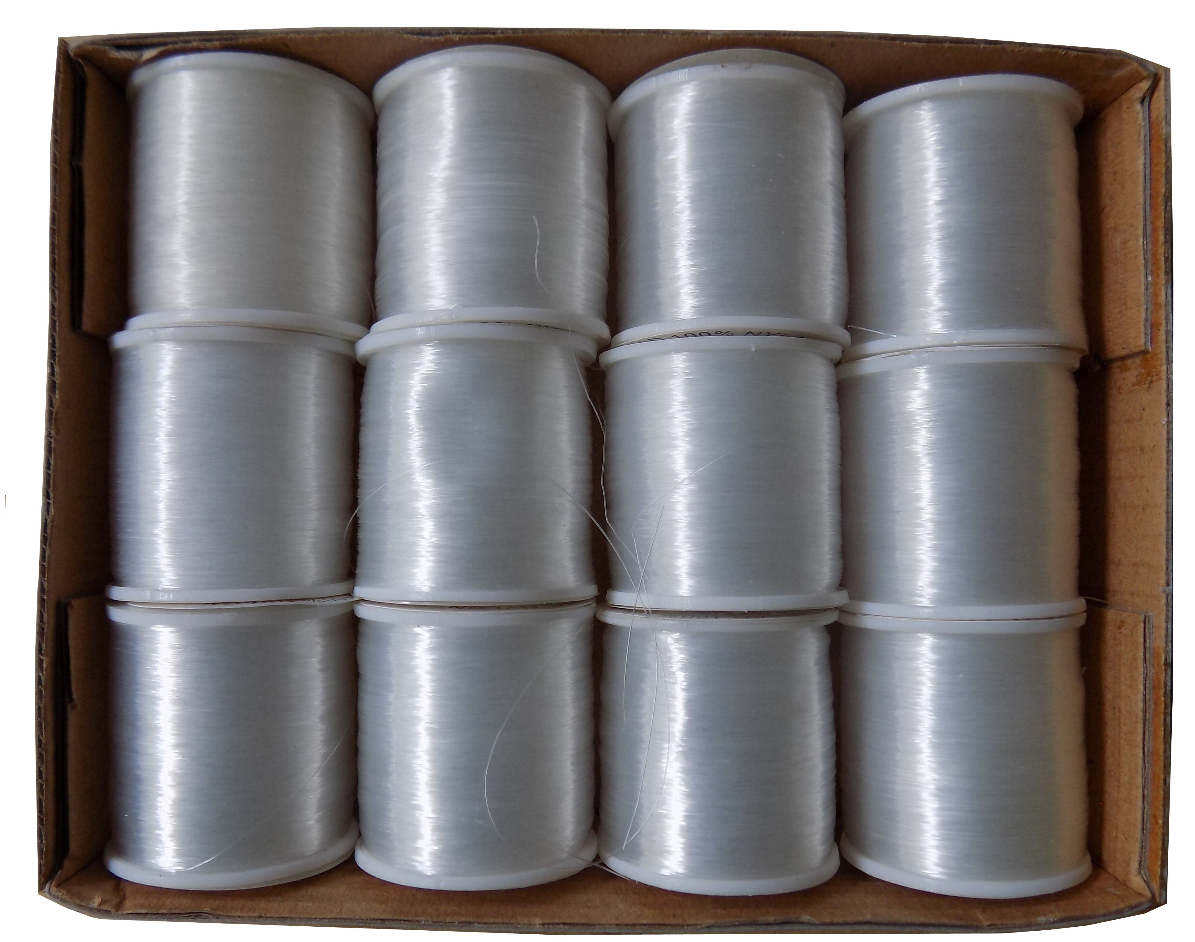 ITC - INVISIBLE NYLON THREAD CLEAR 200YD REEL PK12