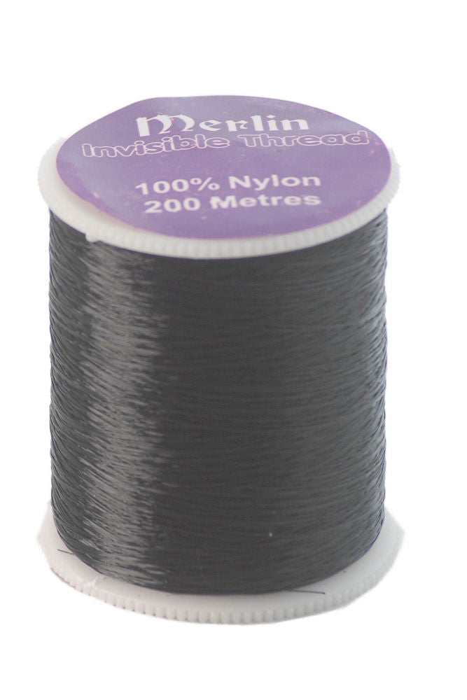 ITMB - INVISIBLE THREAD MERLIN BLACK 200m **PK12**