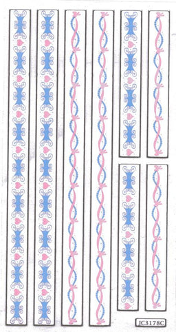 JC3178C - **STICKERS BORDERS DESIGN C