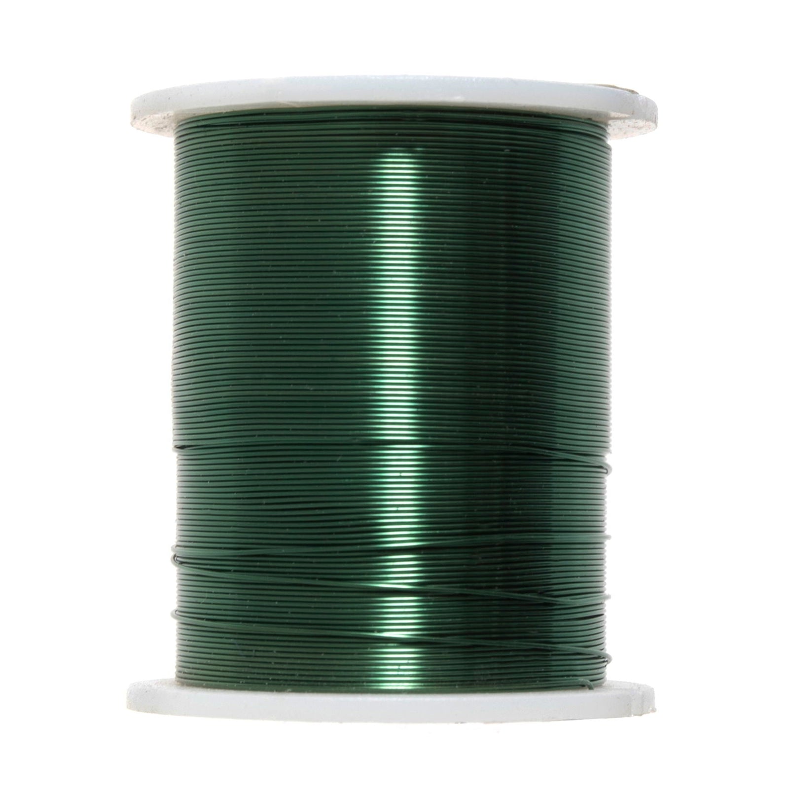 JEBC4 - COLOURED COPPER BEAD WIRE 28G GREEN