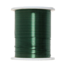JEBC4 - COLOURED COPPER BEAD WIRE 28G GREEN