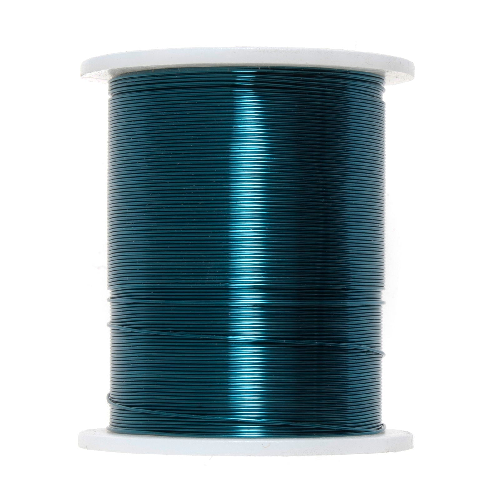 JEBC5 - COLOURED COPPER BEAD WIRE 28G BLUE
