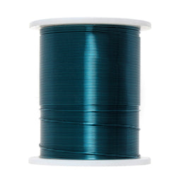 JEBC5 - COLOURED COPPER BEAD WIRE 28G BLUE