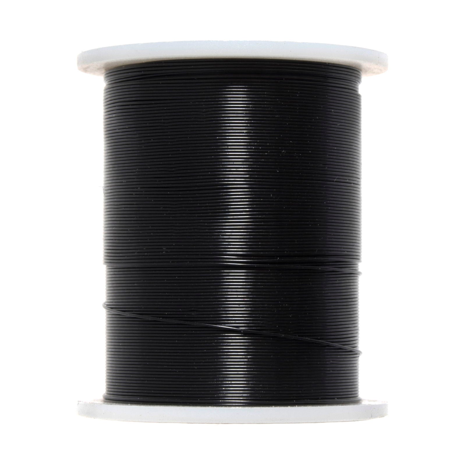 JEBC6 - COLOURED COPPER BEAD WIRE 28G BLACK