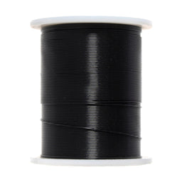 JEBC6 - COLOURED COPPER BEAD WIRE 28G BLACK