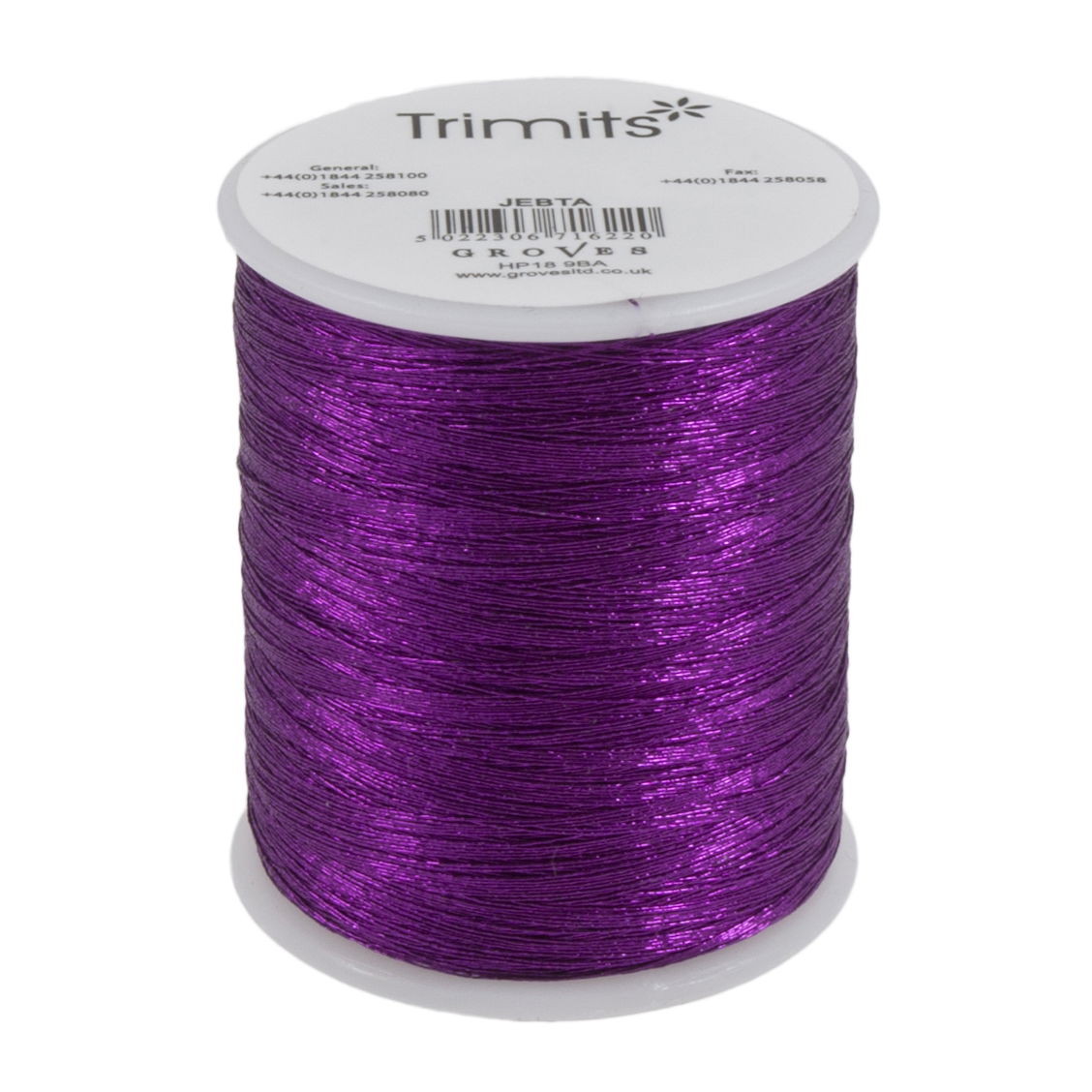 JEBTP - METALLIC EMB THREAD 40G X 182.88m PURPLE