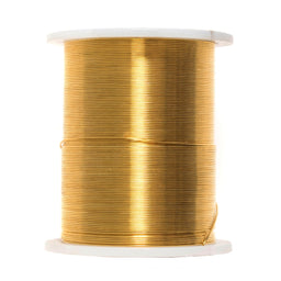 JEBW4 - BEADING WIRES 28G X 21.94M REEL GOLD (galv iron)