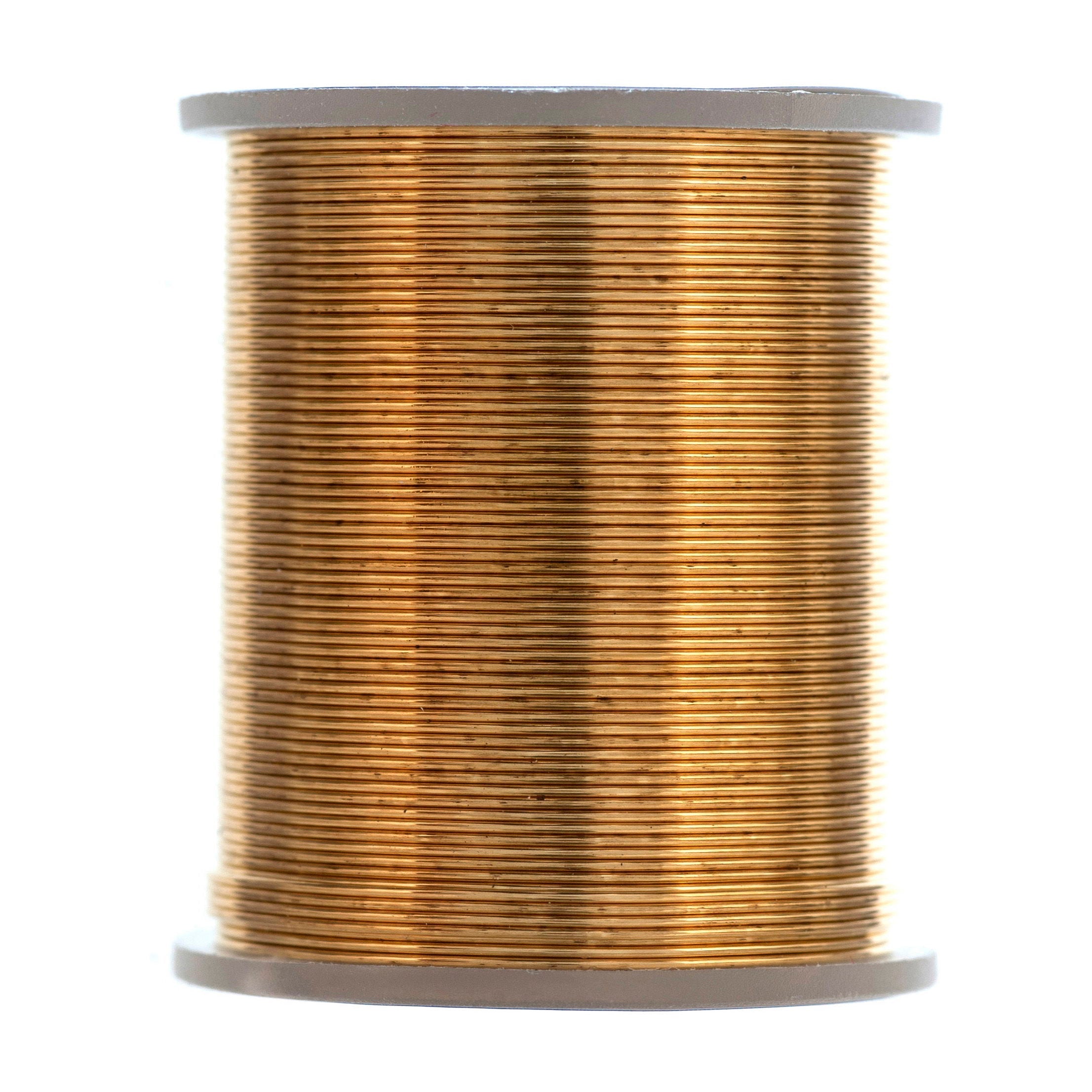 JEBW5 - BEADING WIRES 24G X 21.94 M REEL GOLD (galv iron)