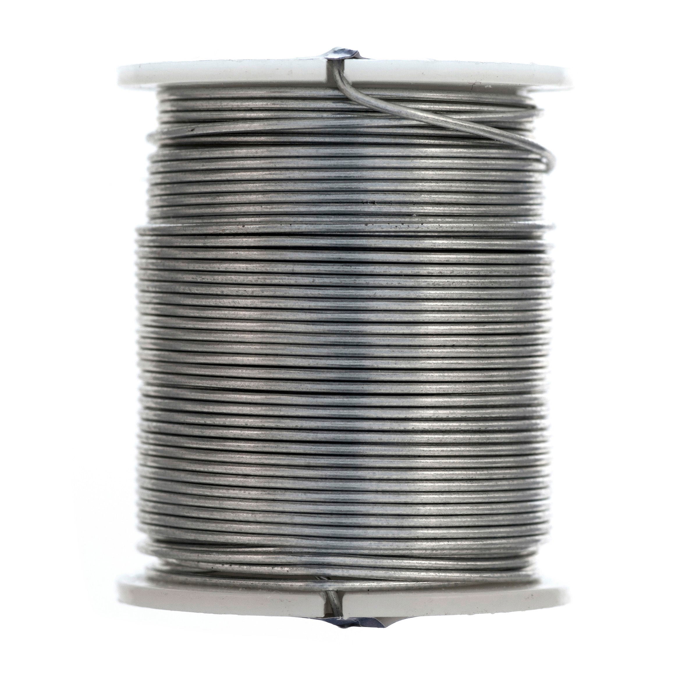 JEBW8 - BEADING WIRES 20G X 9.2M REEL SILVER (Galv Iron)