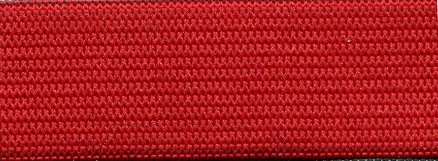 KN03-20R - KNITTED ELASTIC 20mm RED x 25M
