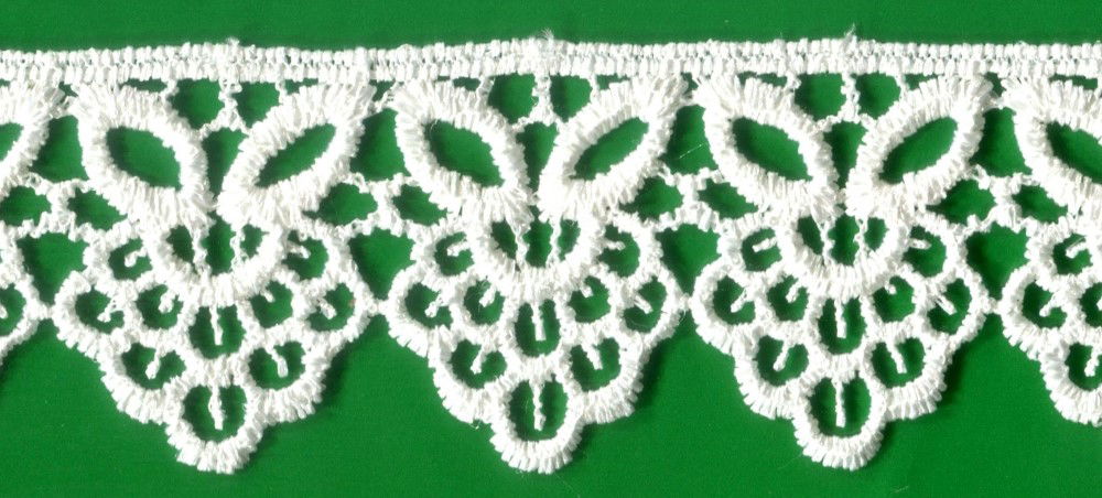 L3255C - COTTON GUIPURE TRIM IVORY 38mm (13.7M)