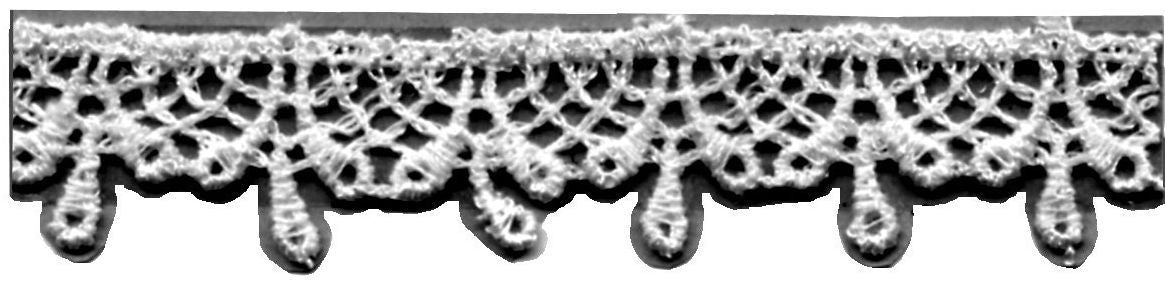 L3280W - COTTON GUIPURE TRIM LACE WHITE 12.5mm (27.4m)