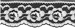 L503198-25 - (5075/31) NYLON LACE AURORA FLAT 31mm (25M)