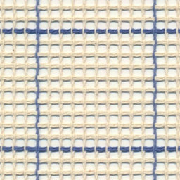 L5E-100 - 9118/197 CANVAS LENO 19.7/10 cm ECRU 100 cm  BLUE (5 TPI)