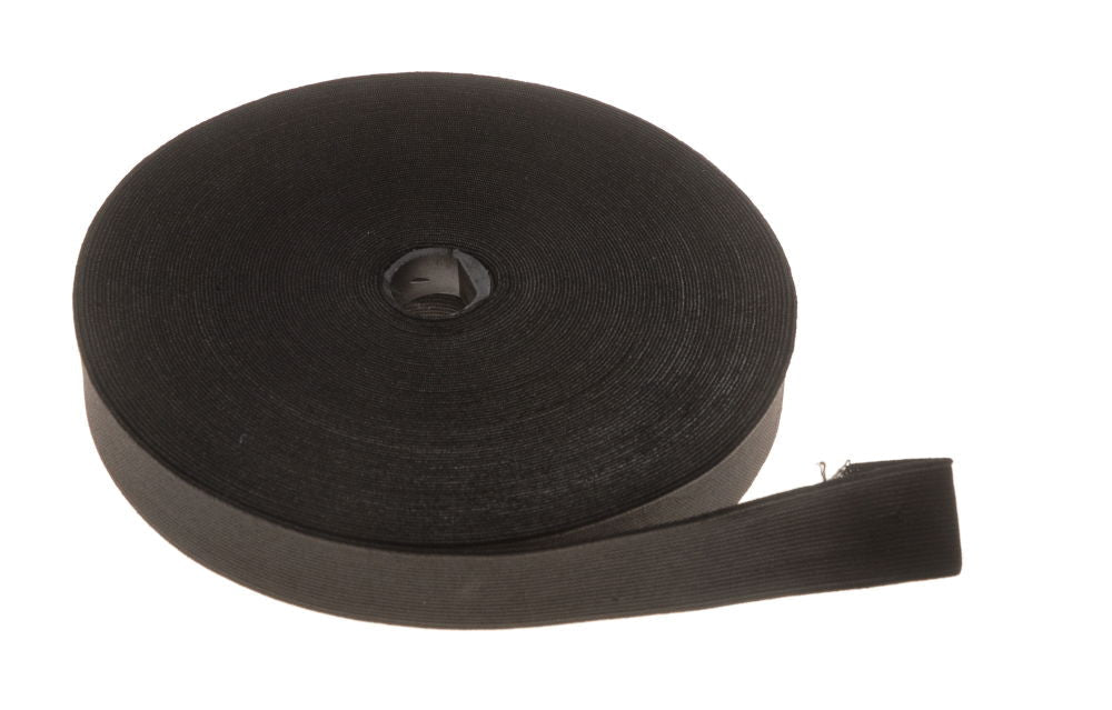 LE5B - WOVEN LOOM ELASTIC 30mm (1.25 inch) BLACK