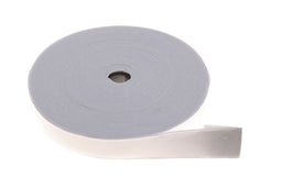 LE5W - WOVEN LOOM ELASTIC 30mm (1.25 inch) WHITE