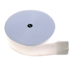 LE7W - WOVEN LOOM ELASTIC 50mm (2 inch) WHITE