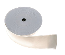 LE8W - WOVEN LOOM ELASTIC 75mm (3 inch) WHITE**new price**