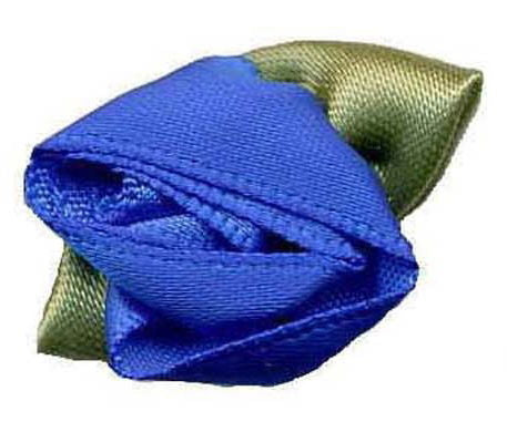 LR350 - LARGE ROSES 350 ROYAL BLUE (Green Leaf)