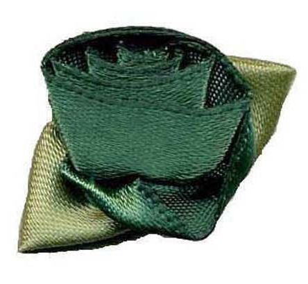 LR587 - LARGE ROSES 587 FOREST GREEN (Green Leaf)