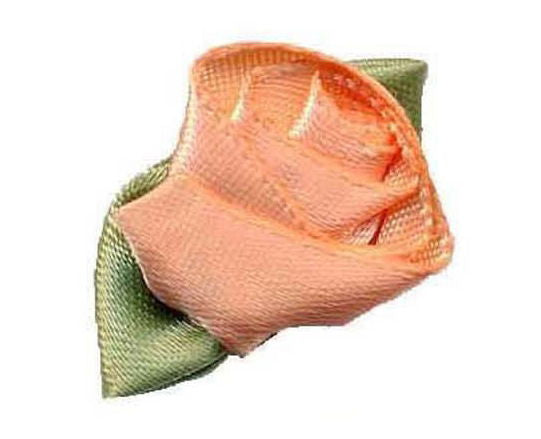 LR720 - LARGE ROSES 720 PEACH (Green Leaf)