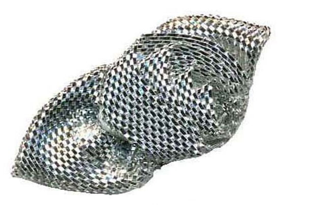 LRMS - LARGE ROSES METALLIC ALL SILVER