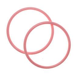 MAC5PP - MACRAME RING 5 INCH PALE PINK (24) (Elbesee)