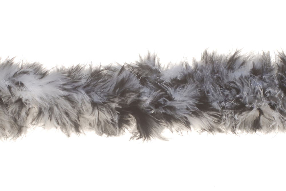 MARA-BW - MARABOU 100G - BLACK/WHITE (10M)