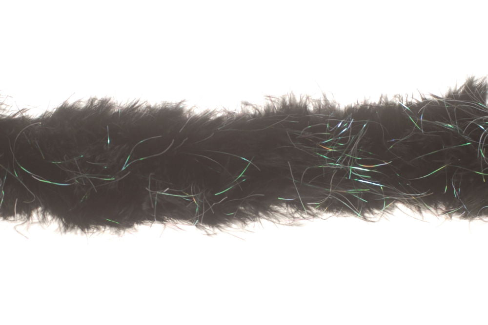 MARAIB - MARABOU IRIDESCENT LINING BLACK (10M)
