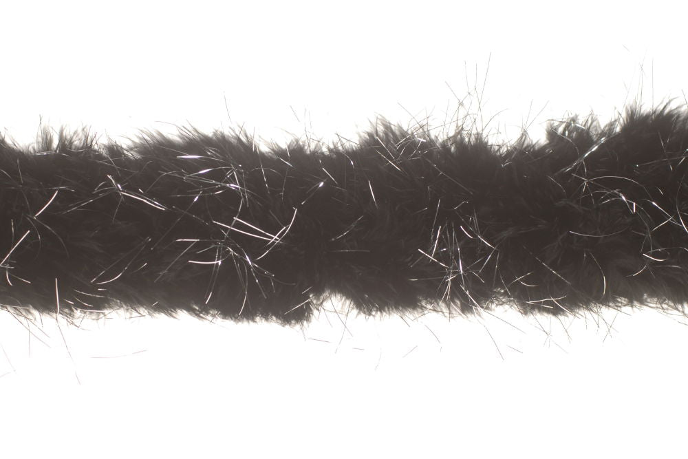 MARASLB - MARABOU SILVER LINING - BLACK (10M)