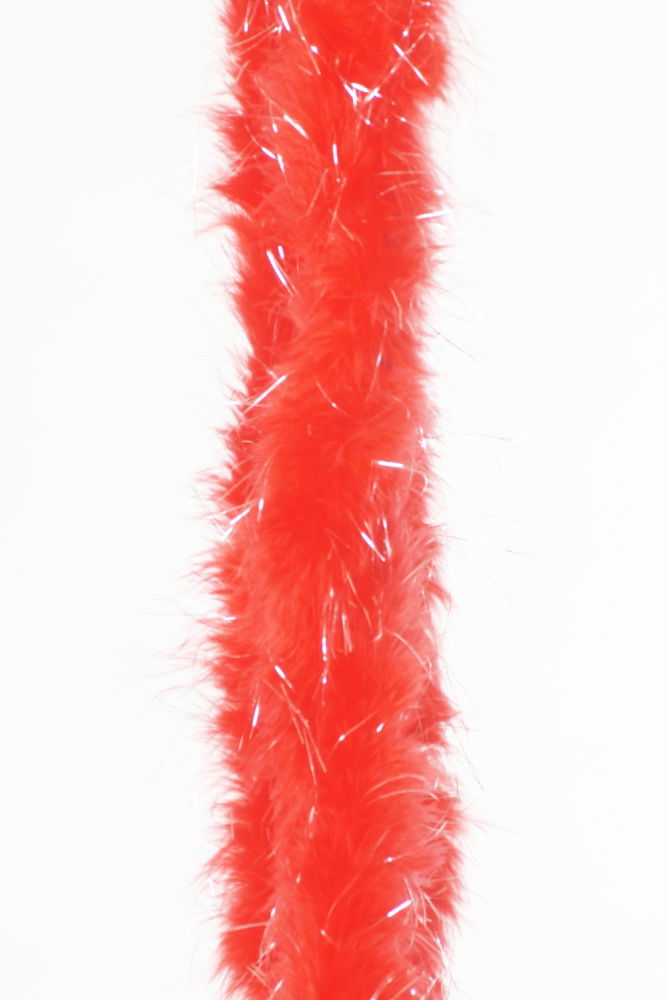 MARASLR - MARABOU SILVER LINING - RED (10M)