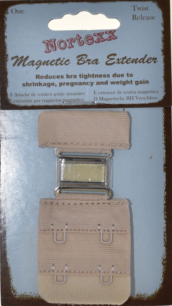 MNE-38B - NORTEXX MAGNETIC BRA EXT 38 mm BEIGE