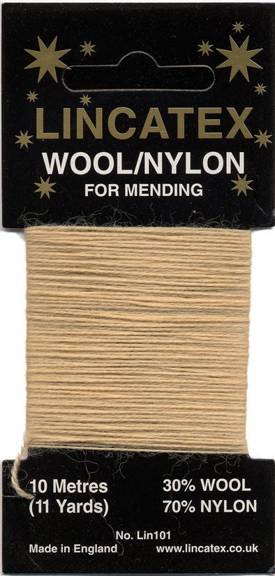 MW-BE - GOLDRUSH MENDING WOOL BEIGE (10m)