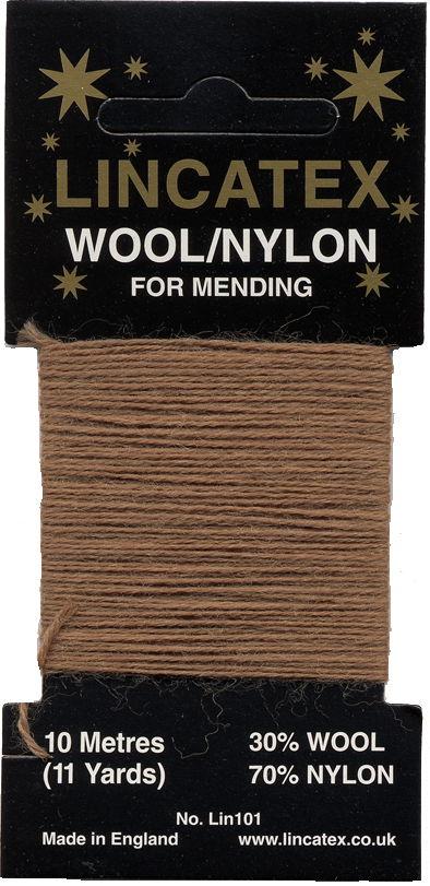 MW-F - GOLDRUSH MENDING WOOL FAWN  (10m)