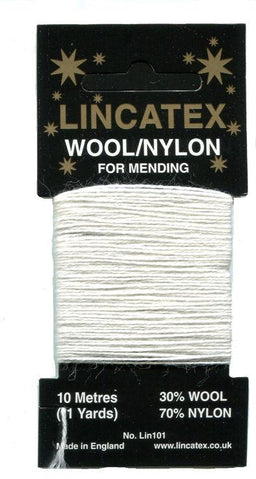 MW-NA - GOLDRUSH MENDING WOOL  NATURAL  (10m)