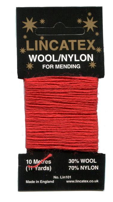 MW-R - GOLDRUSH MENDING WOOL RED (10m)