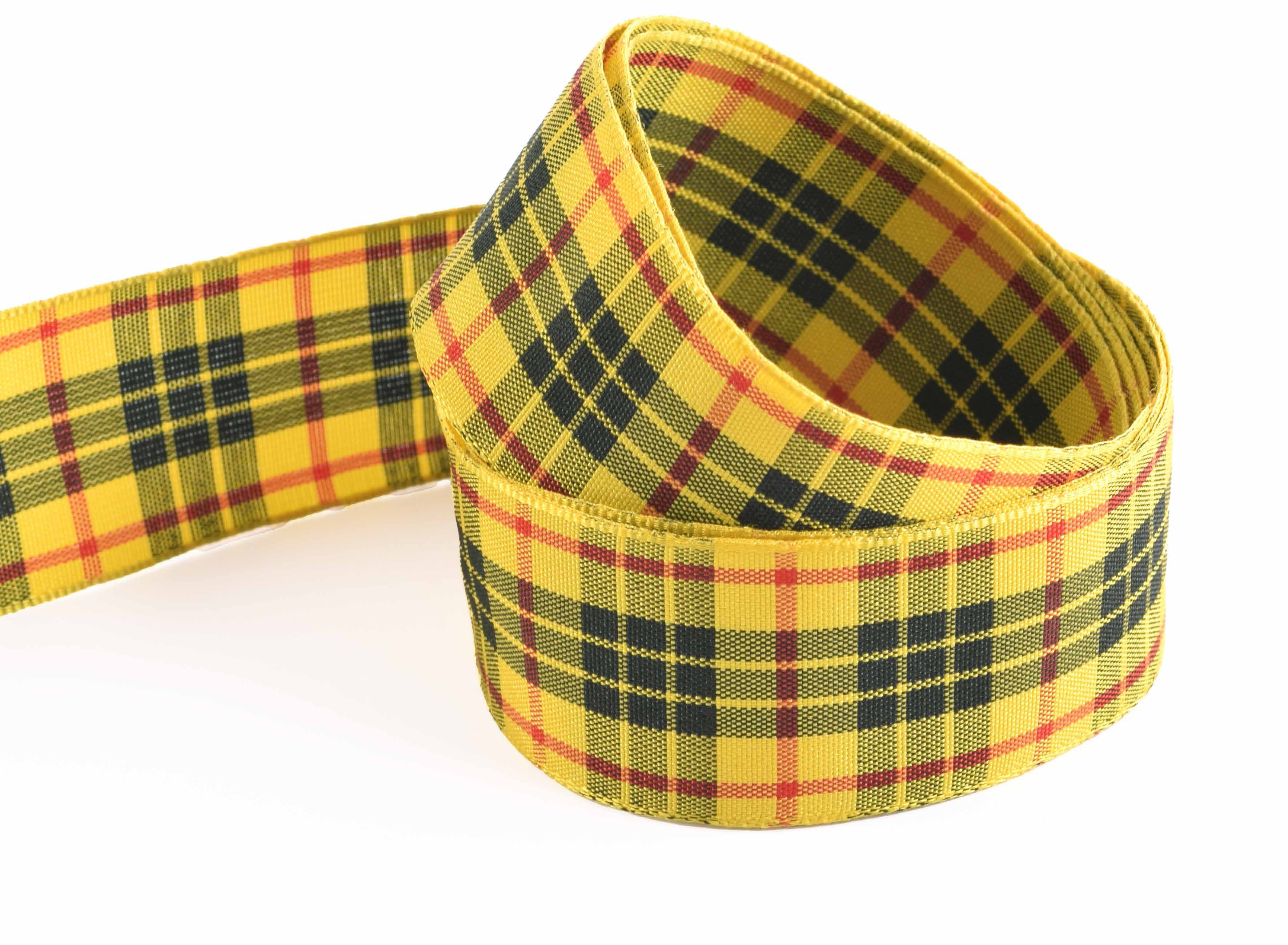 4446-25-H02  TARTAN RIBBON 25MM COL H02 MacLeod 20 metre roll