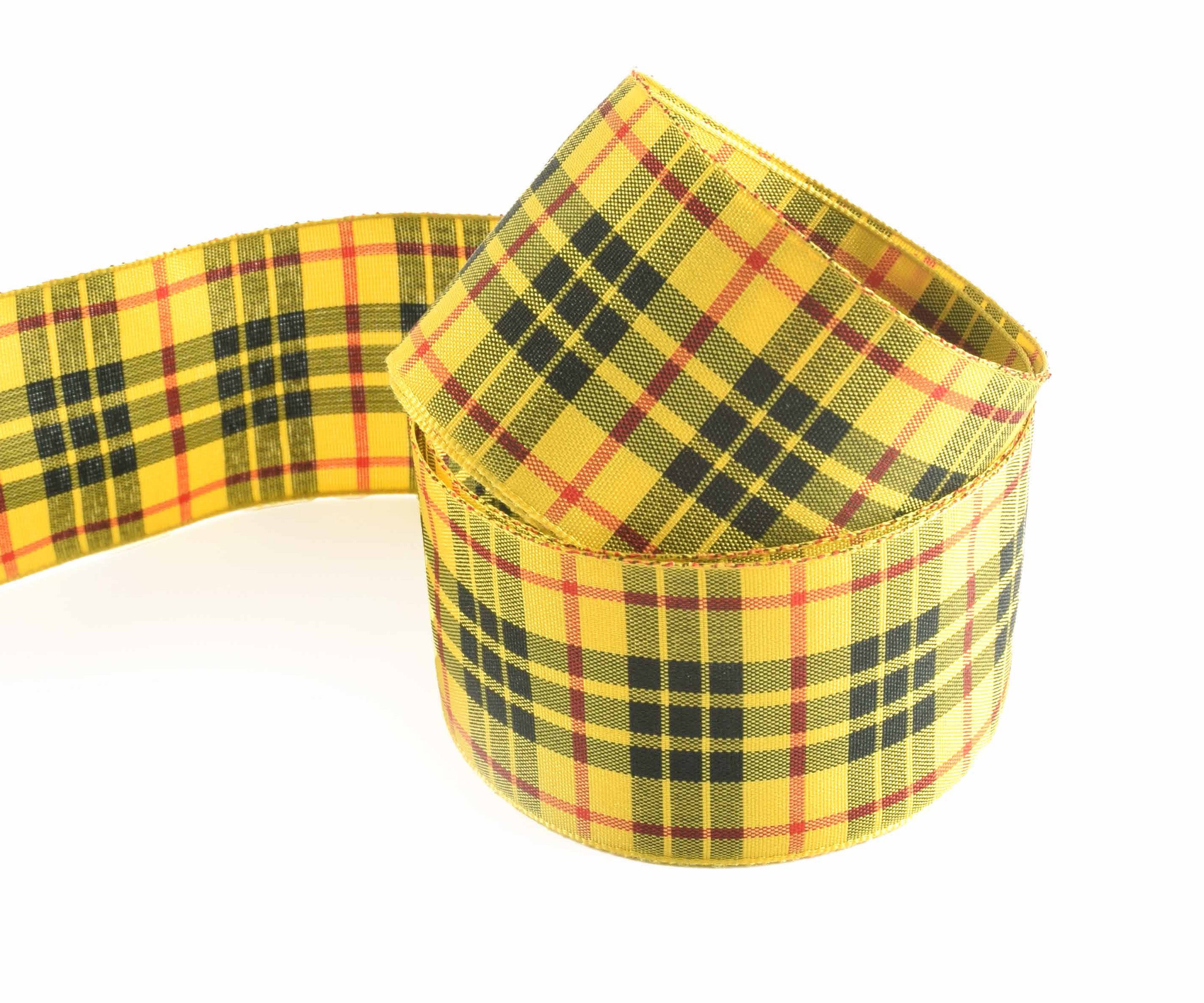 4446-38-H02  TARTAN RIBBON 38MM COL H02 MacLeod 20 metre roll