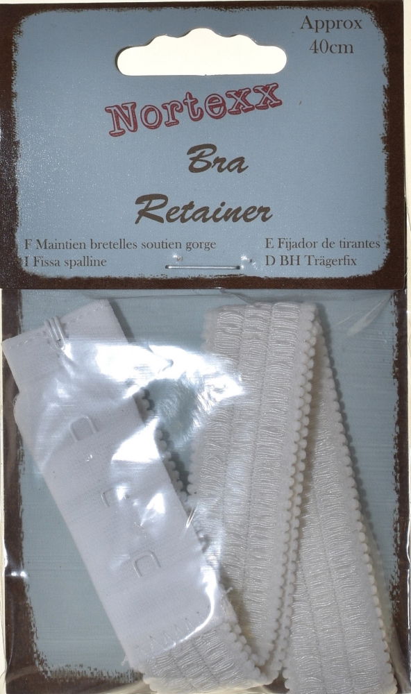 NBR-1 - NORTEXX BRA RETAINER STRAP WHITE 43 cm
