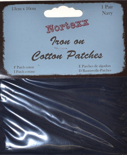 NDP-10 - NORTEXX CARDED TWILL PATCHES (PAIR) NAVY