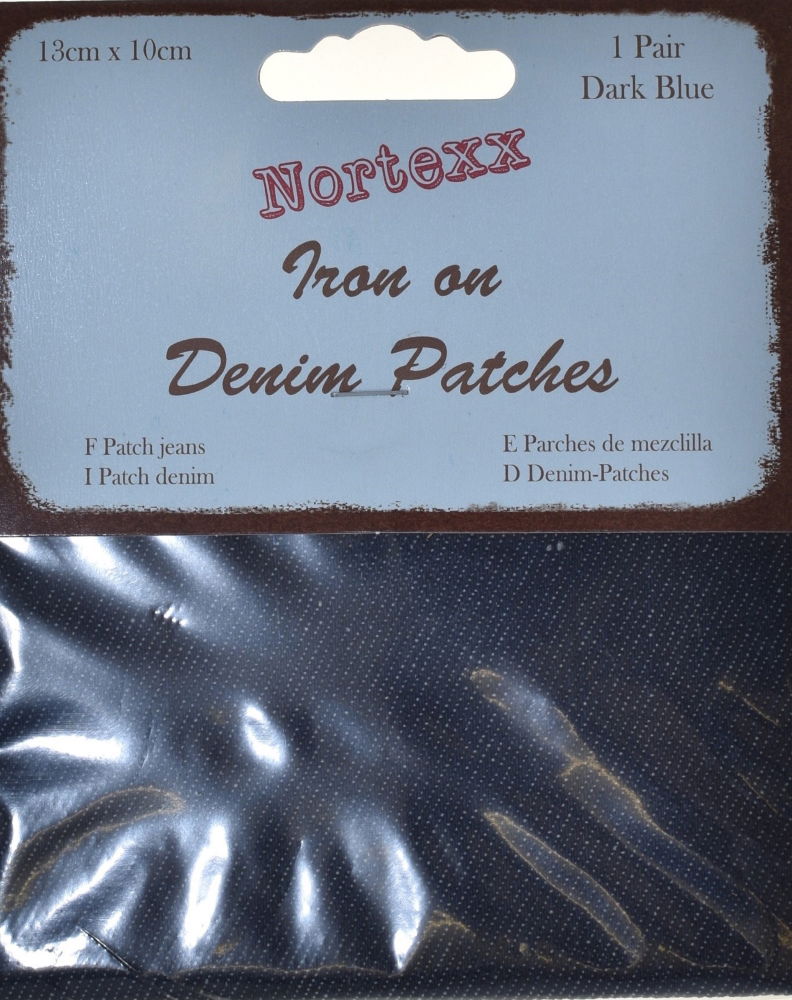 NDP-1 - NORTEXX CARDED DEMIN PATCH (PAIR) DARK