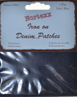 NDP-1 - NORTEXX CARDED DEMIN PATCH (PAIR) DARK