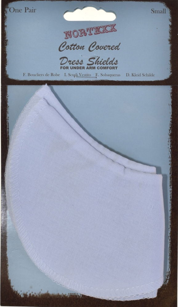 NDS-2 - 4389/1 N.TEXX SM CTN COVERED DRESS SHIELD (PAIR)