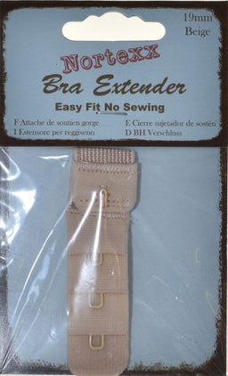 NE-19B - NORTEXX BRA EXTENDER 19 mm BEIGE