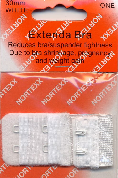 NE-30 - NORTEXX BRA EXTENDER 30 mm WHITE