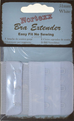 NE-51 - NORTEXX BRA EXTENDER 51 mm WHITE