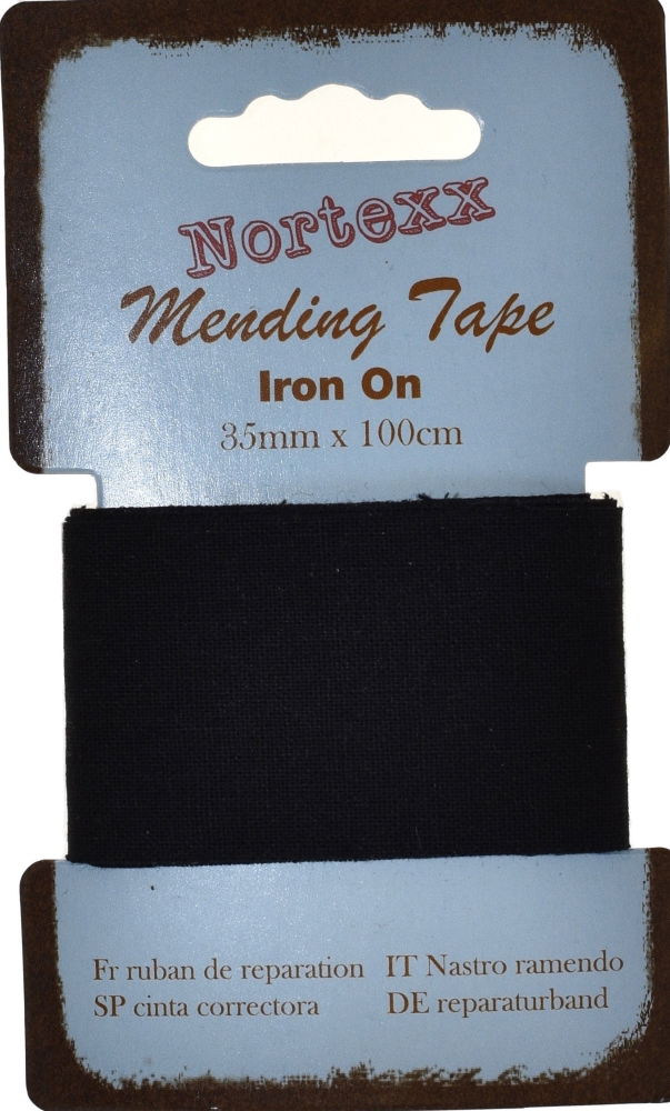 NMT-2 - REPAIR TAPE CTN I/O 35mm  x  1m BLACK