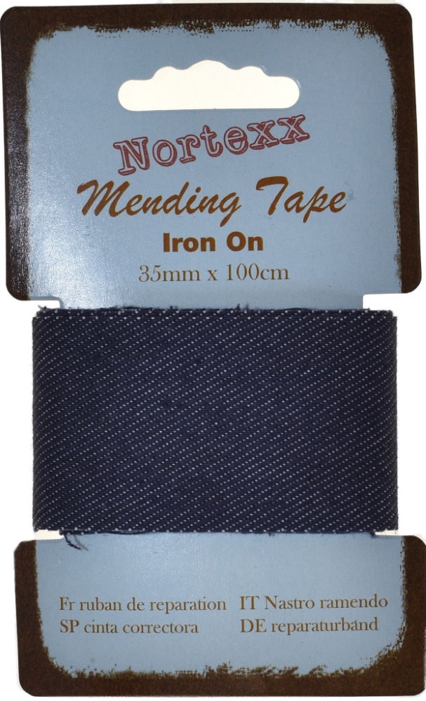 NMT-6 - REPAIR TAPE CTN I/O 35mm  x  1m DENIM