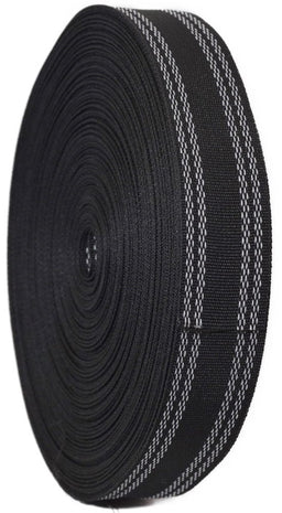 NPS-2 - NORTEXX STRAIGHT PETERSHAM 25m x 25 mm BLACK