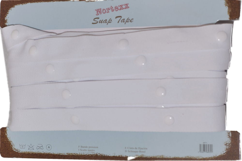 NPT-1 - NORTEXX SNAP TAPE 10M/CARD  10cm SPACING 25mm DEEP